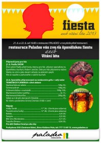 Vítání léta - španělská fiesta v brněnské restauraci Paladeo